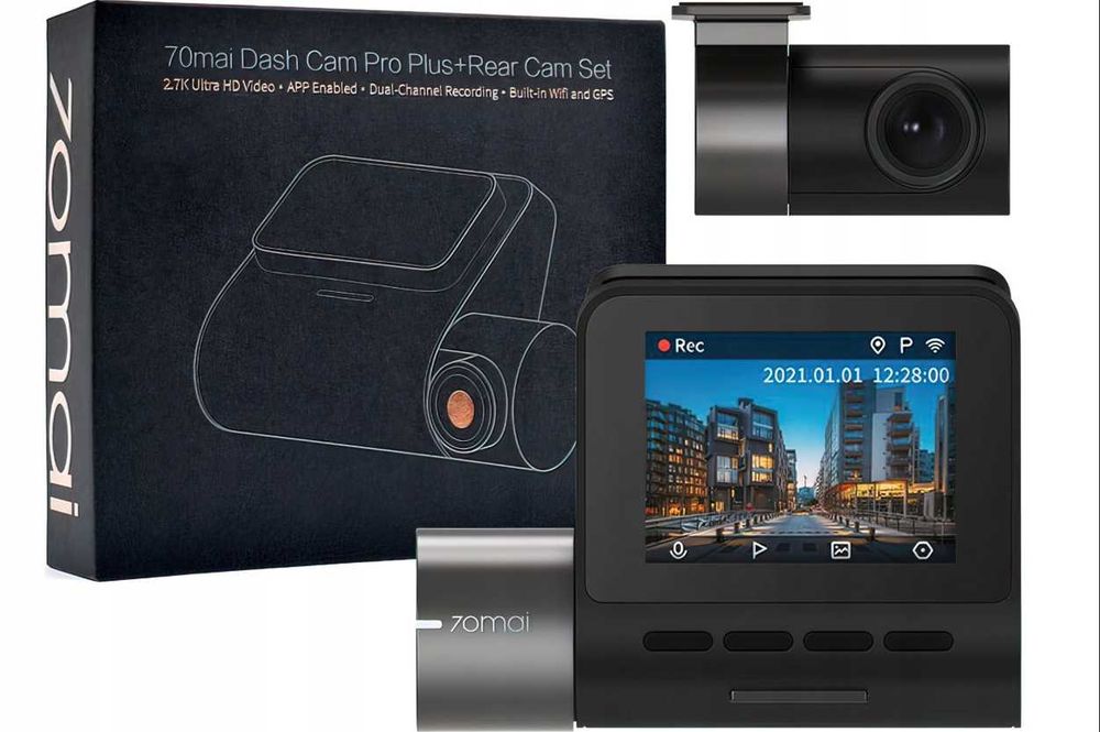 Wideorejestrator 70mai A500s Dash Cam + Tylna Kamera RC06