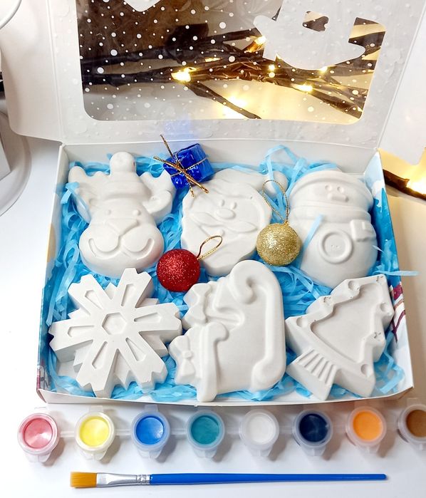 Гіпсові фігурки-розмальовки