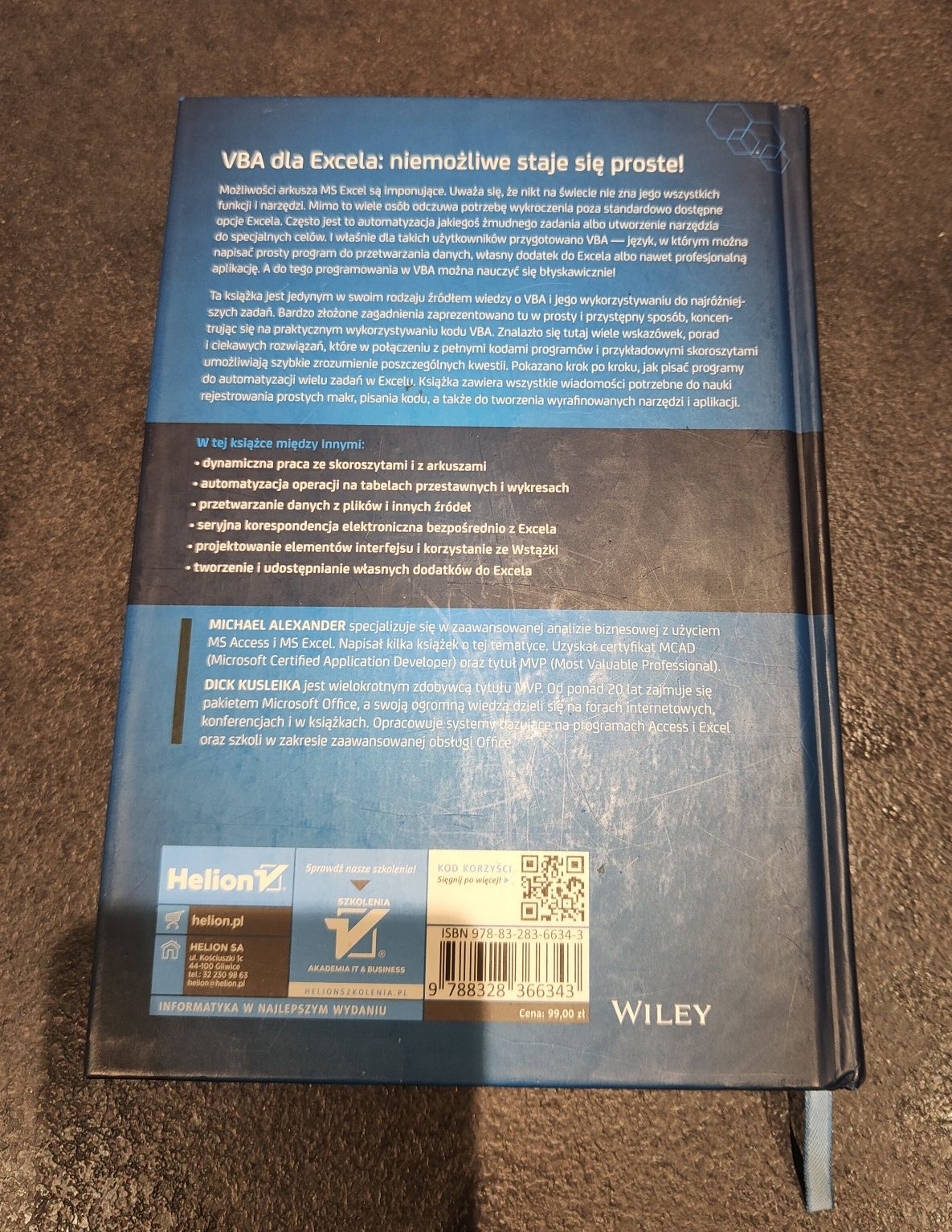 Excel 2019 Programowanie w VBA  M. Alexander D. Kusleika J. Walkenbach