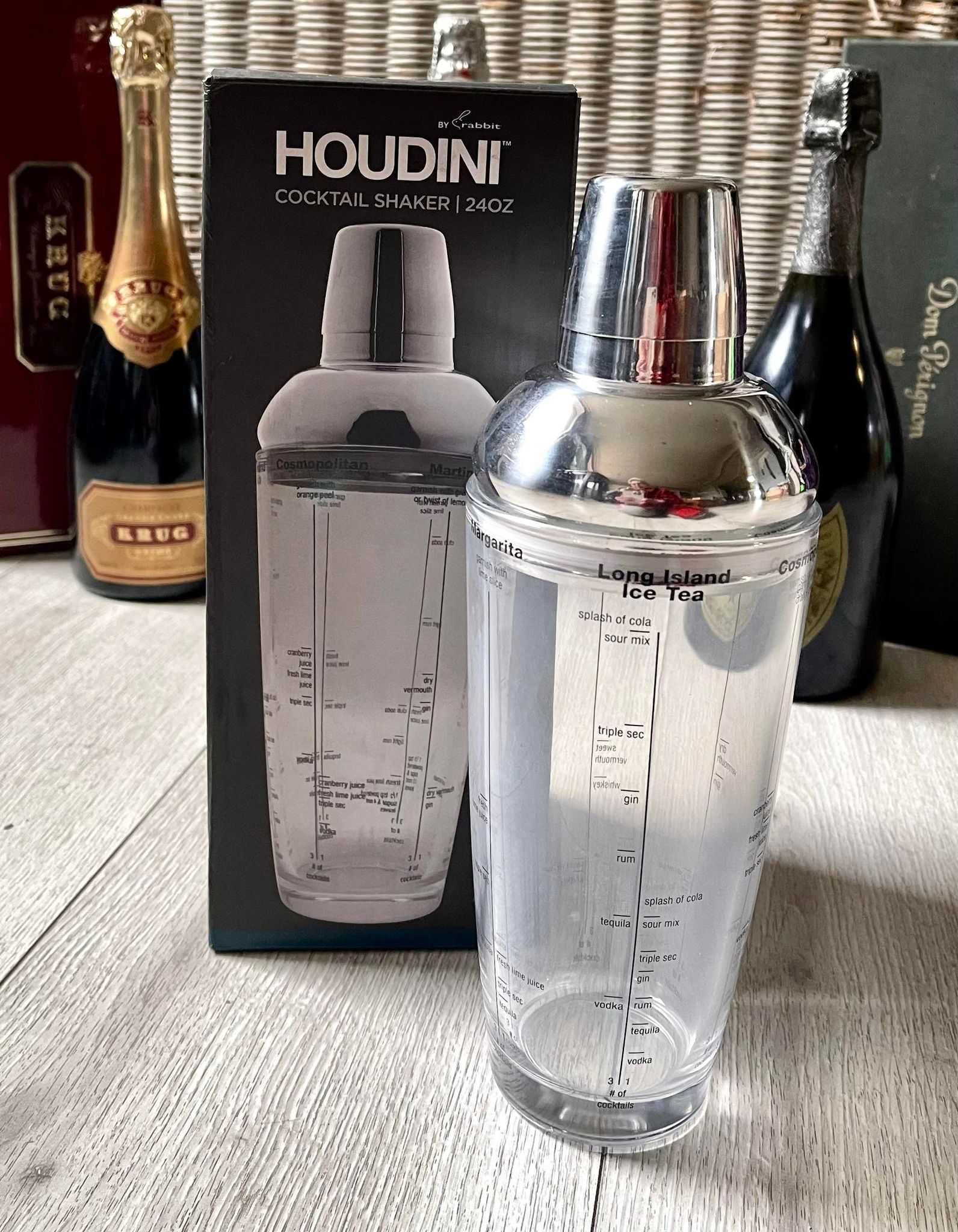 Houdini  Glass Cocktail      Shaker