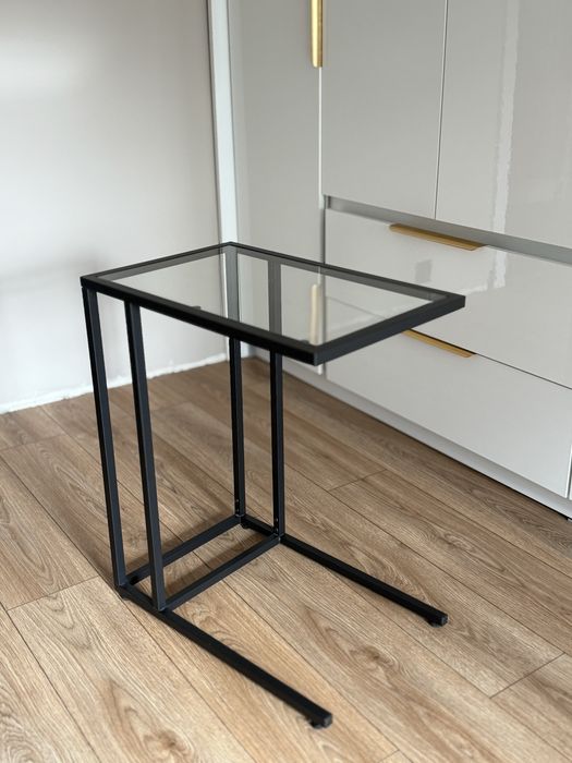 Szklany stolik pod laptopa/ dostawka ikea