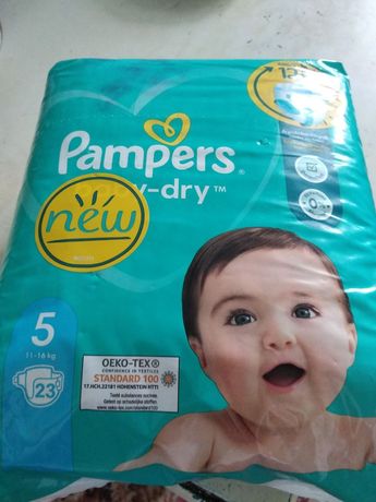 Pampers active baby-dry 5 (23шт) 11-16 кг