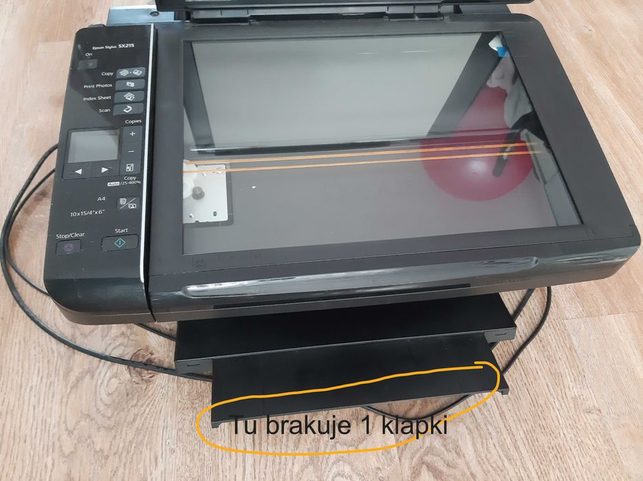 Drukarka Skaner EPSON SX215 + GRATIS 10 nowych tuszy