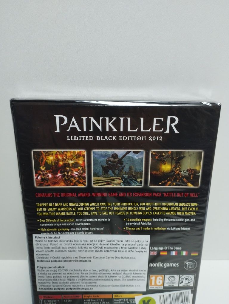 Gra PC Painkiller Limited Black Edition 2012 Nowa Box