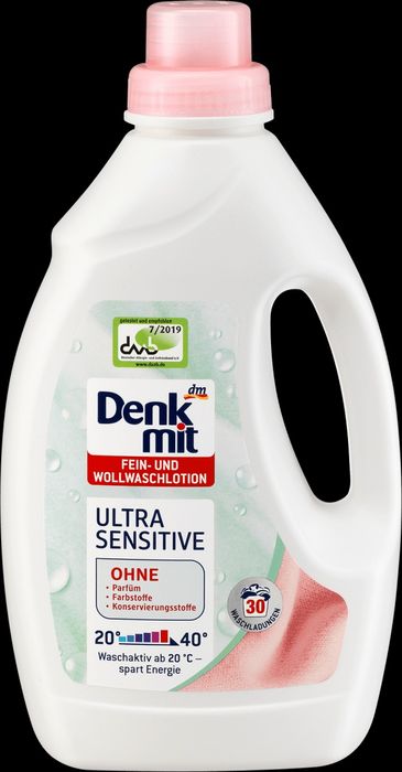 Гіпоалергенний гель для прання дитячих та делікатних речей Denkmit Ul