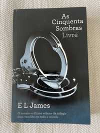 Livro “ As cinquenta sombras Livre”