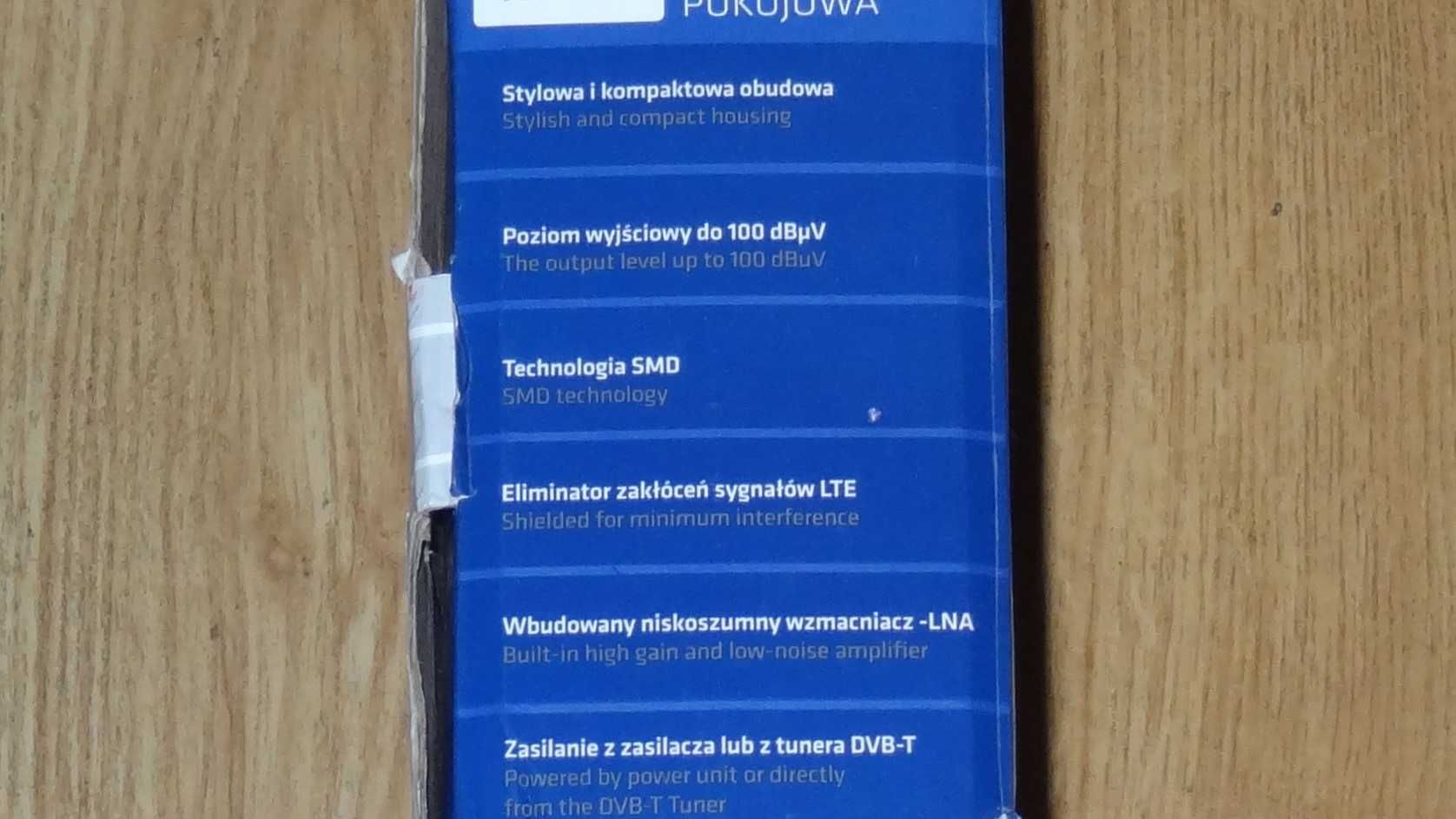 Zgrabna i nowoczesna antena pokojowa  - komplet !