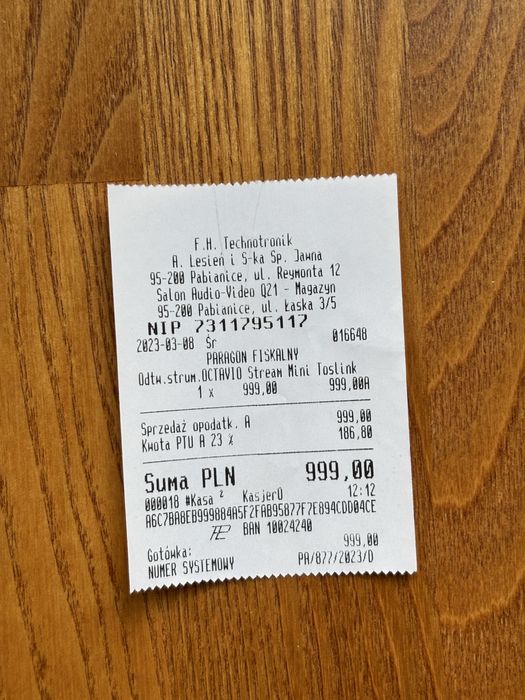 Octavio Stream-kompaktowy odtwarzacz strumieniowy/sieciowy