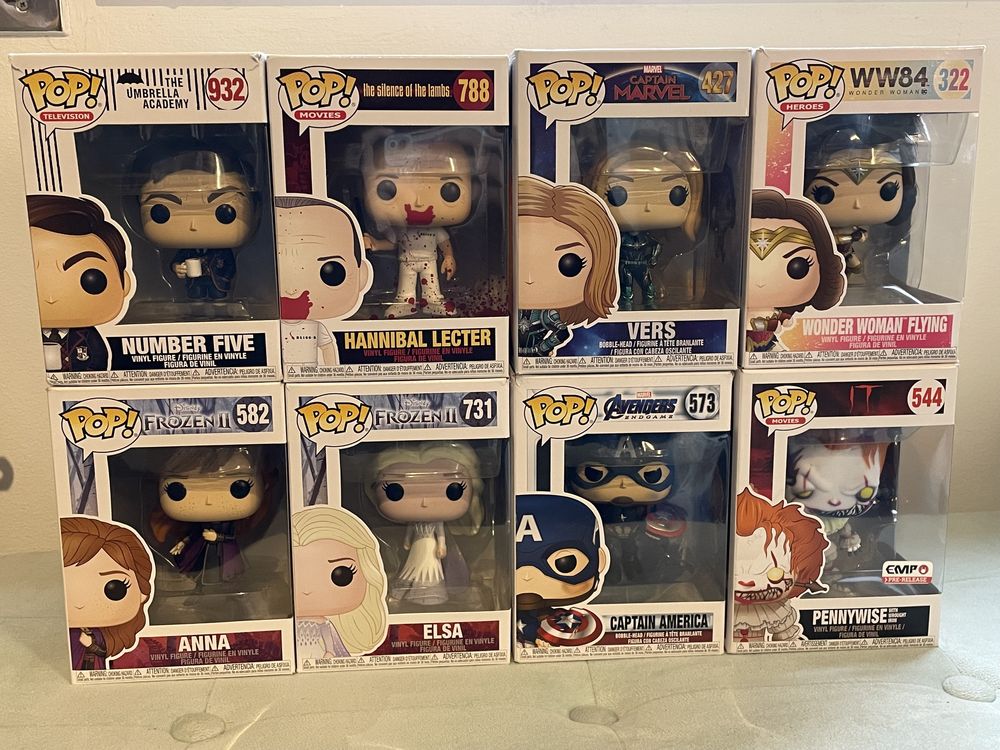 Vários Funko Pops