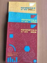 Vendo 3 Livros de Matemática B - 10º Ano (NOVOS)