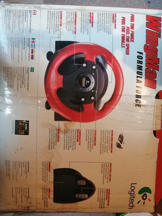 Kierownica do gier WINGMAN FORMUŁA FORCE  LOGITECH.  Mało używana