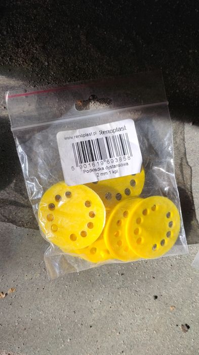 Renoplast, podkładki dystansowe 2mm, 1mm