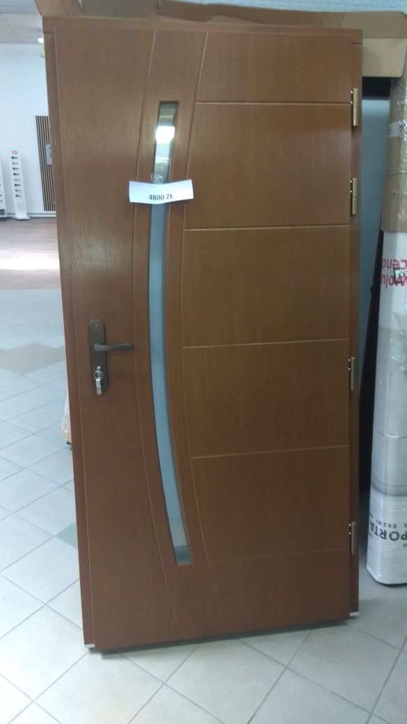 Drzwi Porta Mikea Doorsy Barański  złoty dąb orzech mahoń antracyt