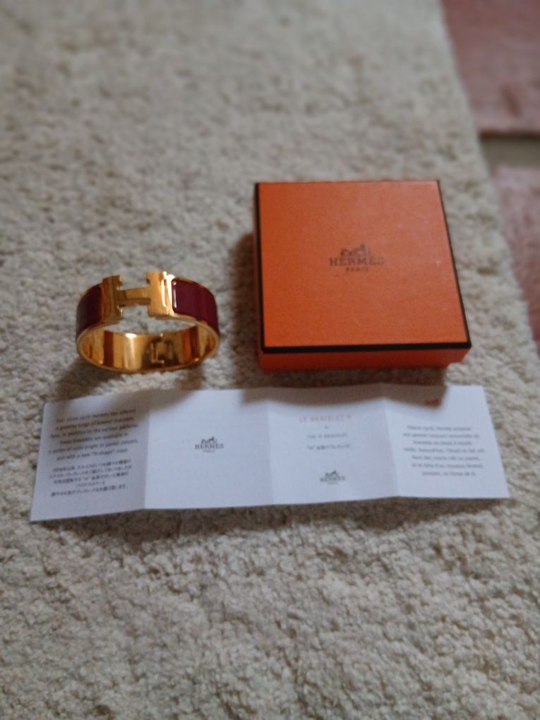 Pulseira Hermes em metal