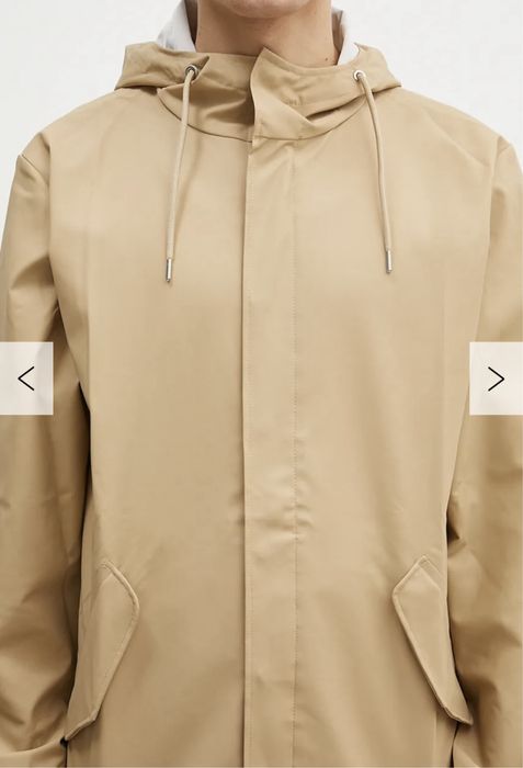 Дощовик Rains Fishtail Jacket бежевий М