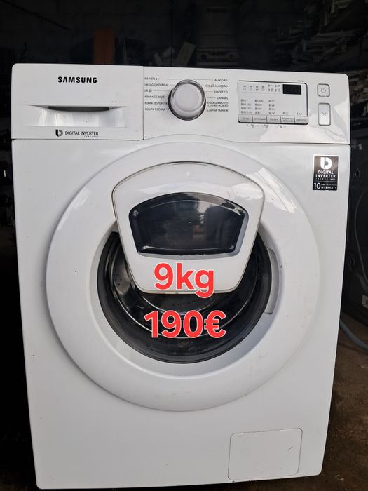 Máquinas de lavar usadas