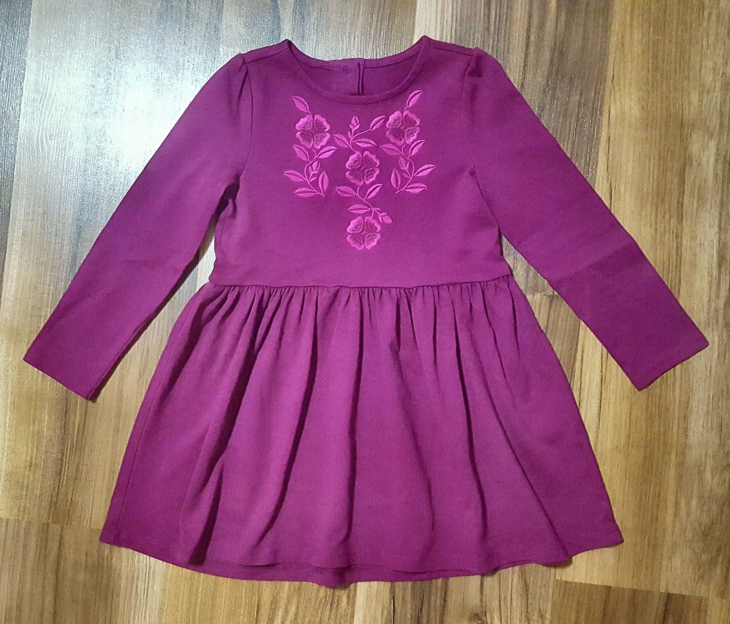 Трикотажное платье с вышивкой Crazy8 пурпур сукня 4Т
