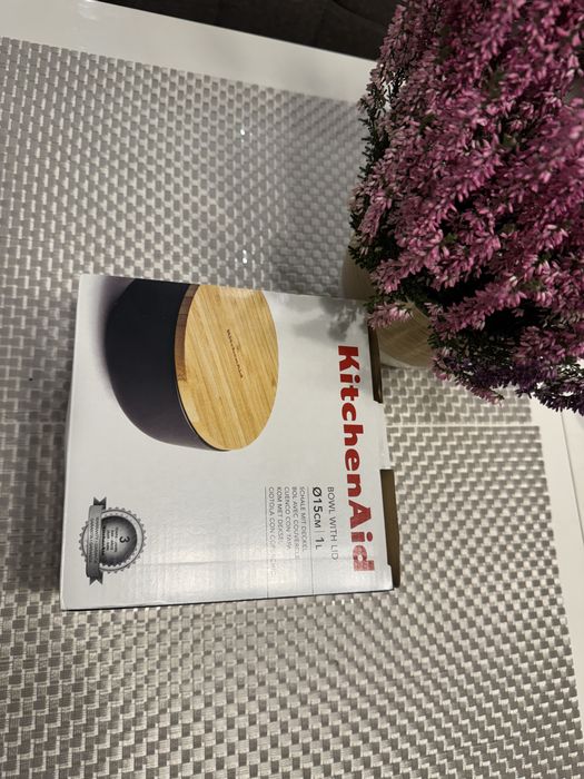 miska kamionkowa z pokrywką 15cm 1L KitchenAid nowa