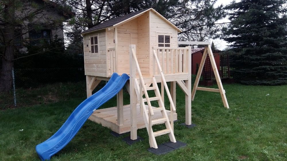 Domek drewniany dla dzieci Plac zabaw