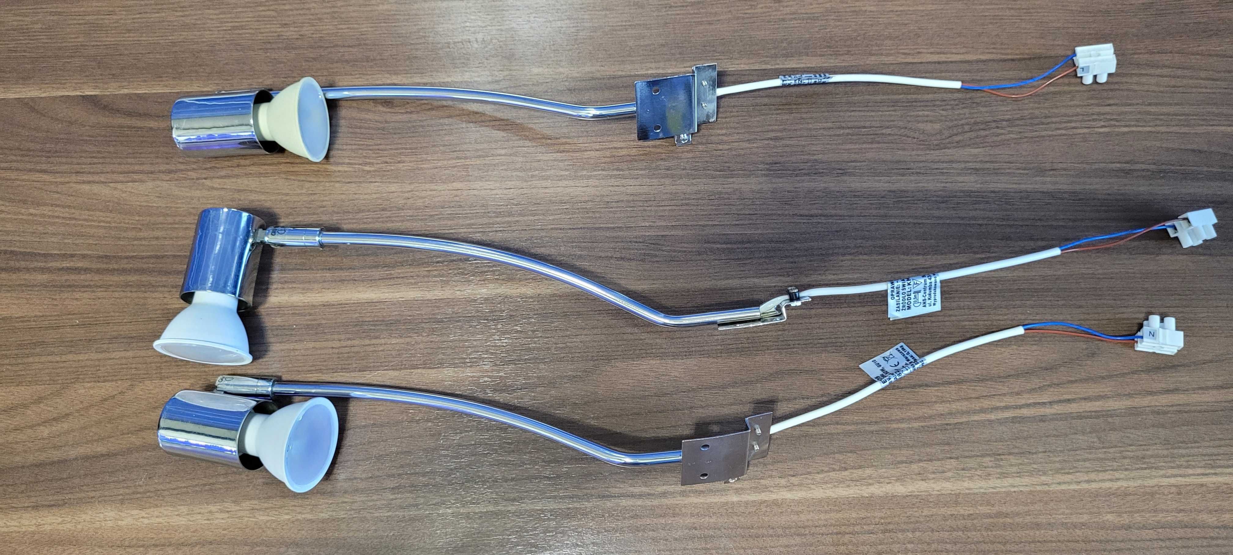 Oprawa nadszafkowa halogenowa Etos Gu10 LED, CHROM.