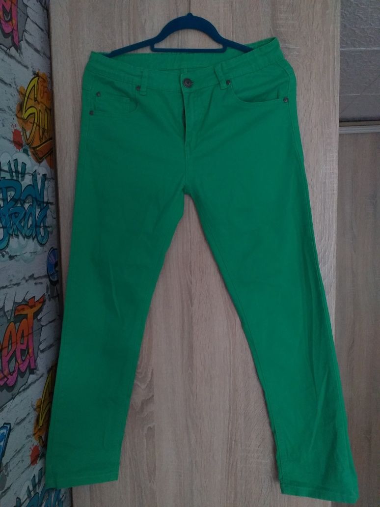 Cekinowe bolerko r.L,spodnie Reserved  m/l,elegancką bluzeczka r s/m