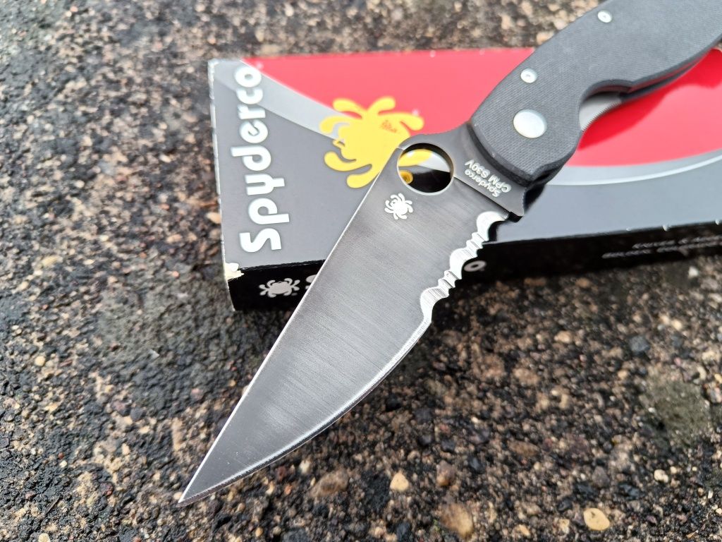 Nóż folder Spyderco Military combo s30v g10 Made in USA