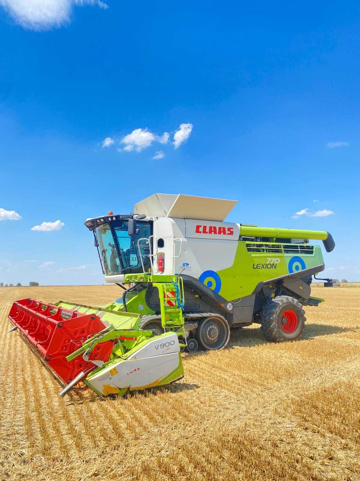 Claas Lexion 770TT, 2014 rok - 2000 godzin, header 9 metrów