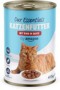Mokra karma dla kotów Our Essentials firmy Amazon 4 szt