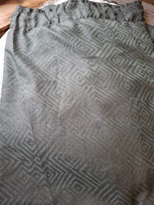 Zasłony ciemna zielen 2 szt