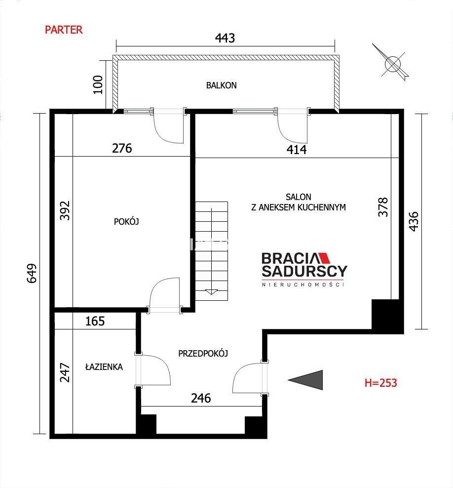 dwupoziomowe ok 80m2, Żabiniec