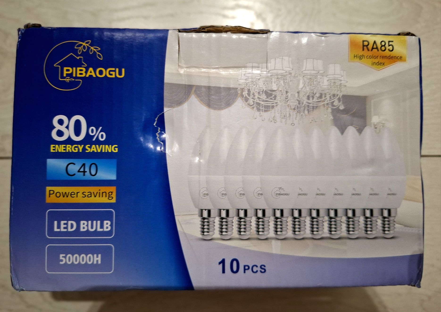 Energooszczędne Żarówki LED C40 E14 -  10 sztuk