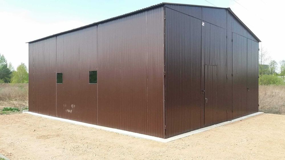 Garaż blaszak 5x6 Garaż blaszany Magazyn Wiata Garaże 5x7 6x8 7x7 8x8