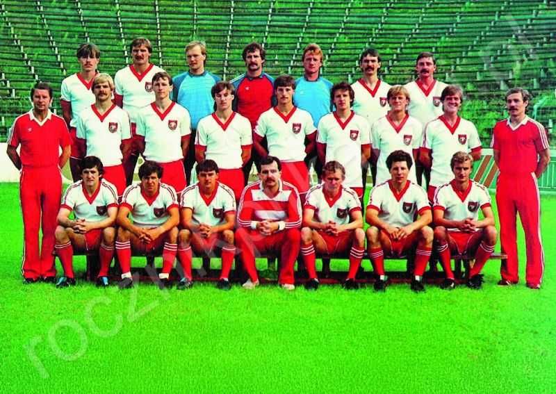 Pocztówka - Sezon 1985/86 Widzew Łódź