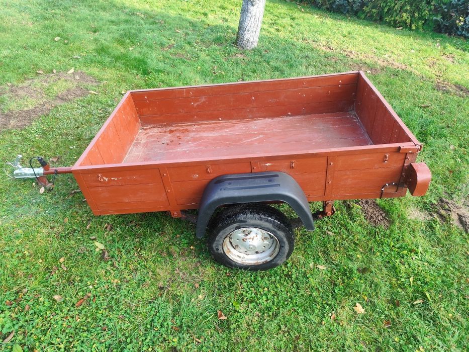 Przyczepka SAM - resory, LED