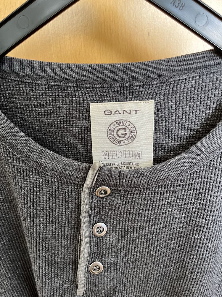 Camisola malha cinzenta Gant