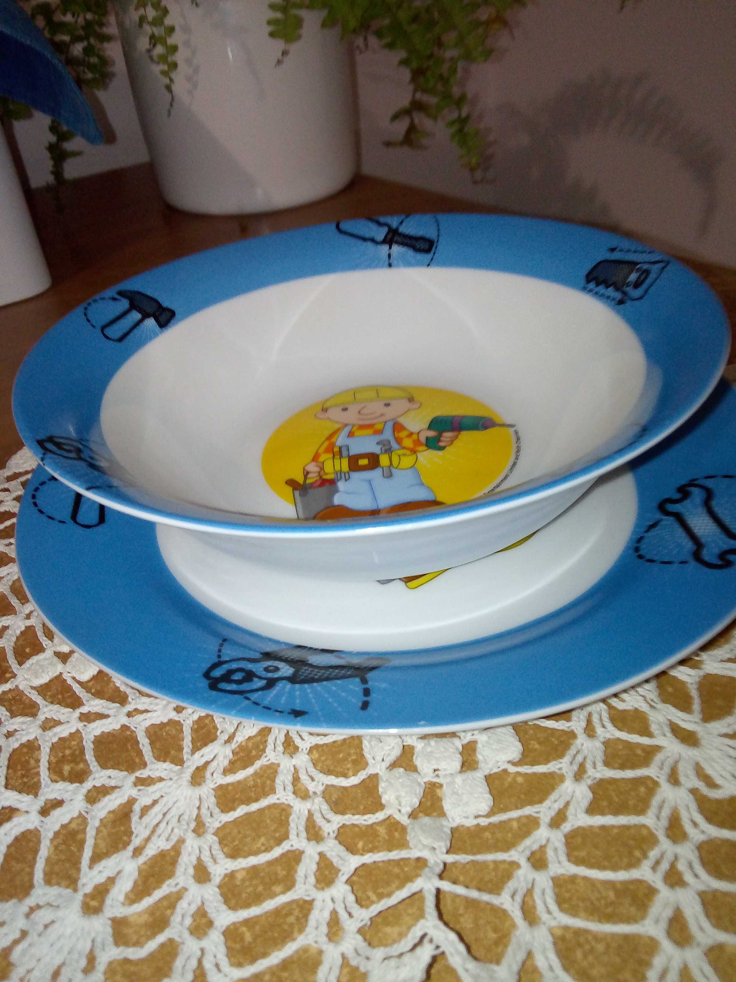 Tytuł
Komplet nowy kolorowy miska + talerz porcelana  edycja z 2011