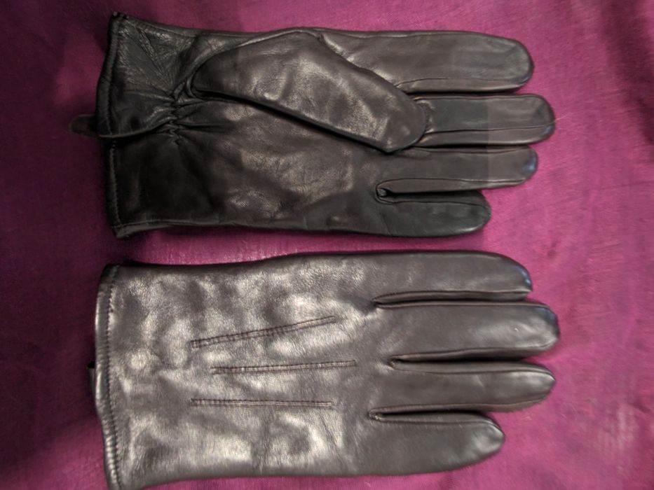 Шкіряні чоловічі перчатки M&S large