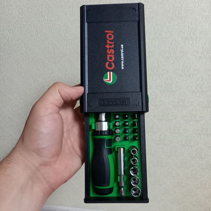 Набір викруток 25 насадок Discover Scroll Зелений