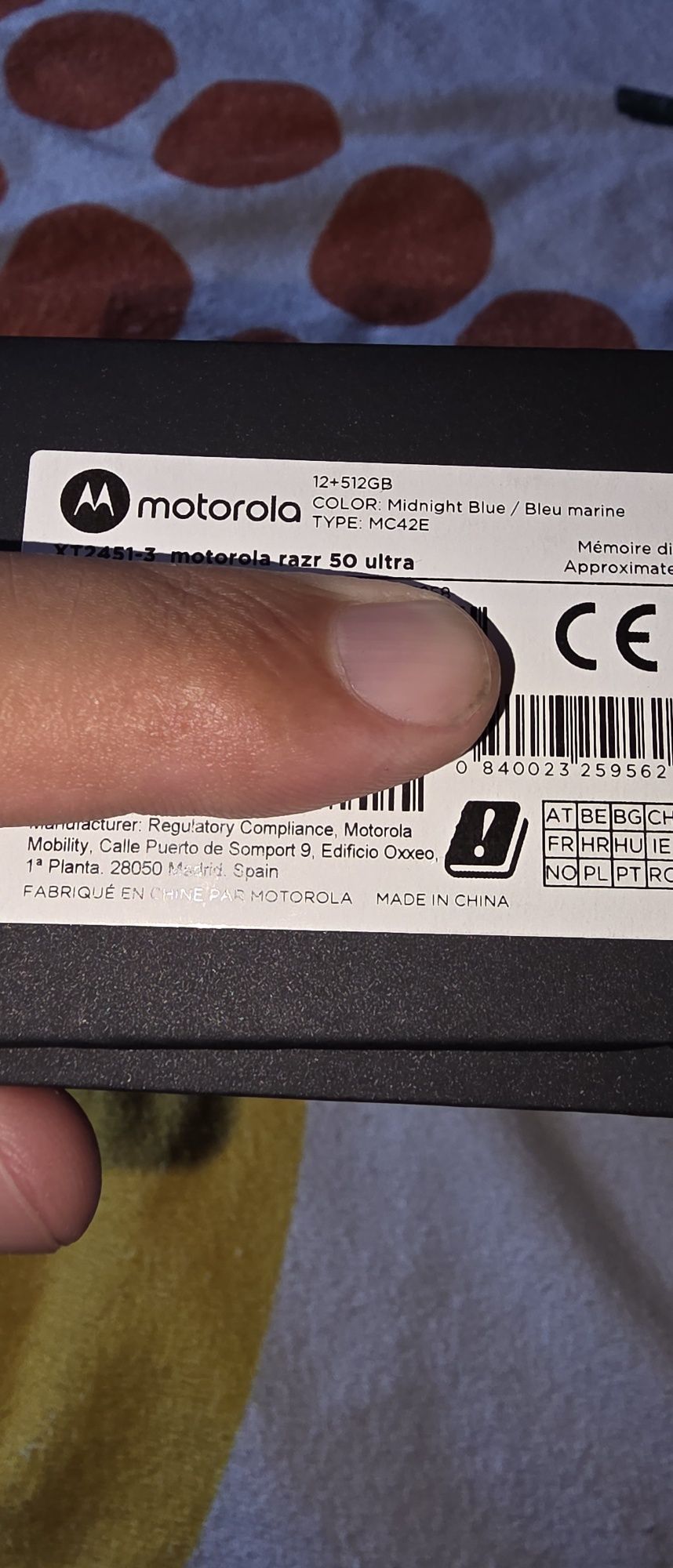Motorola Razr 50 ultra Azul 512gb