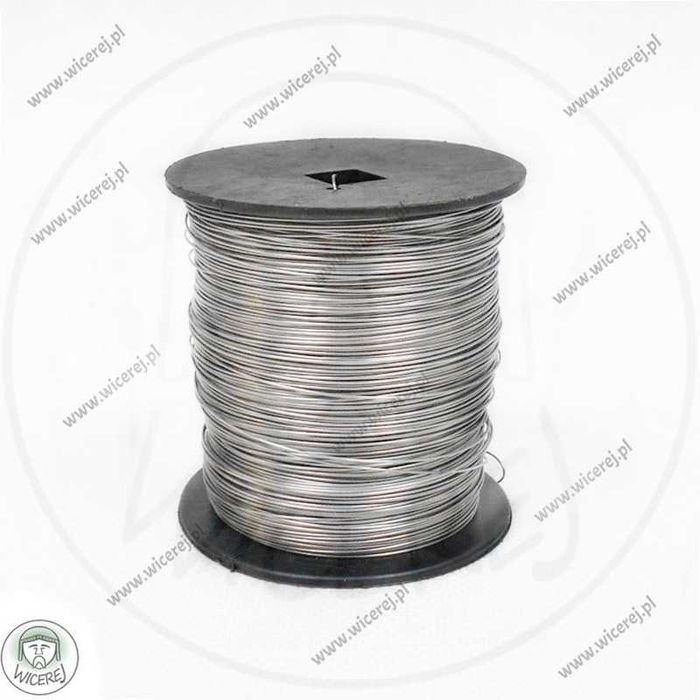 Drut pszczelarski do ramek 0,4mm 500g Ocynkowany drutowanie ramki