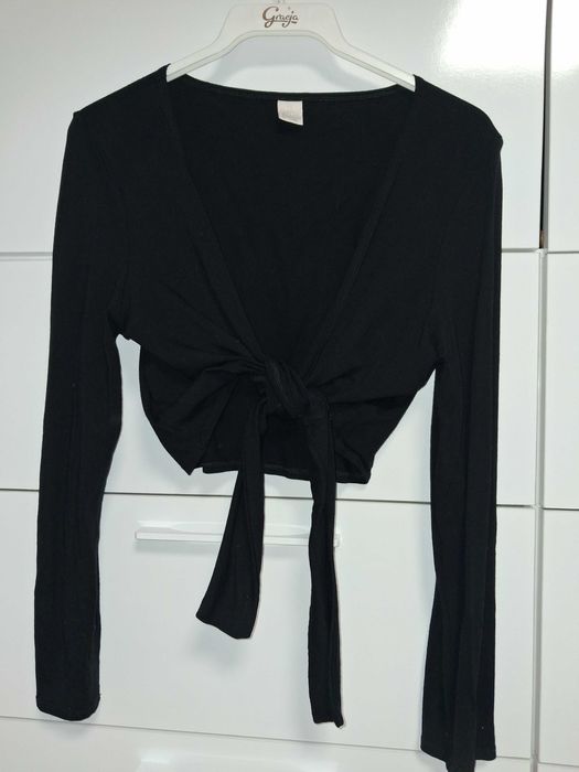 Czarne bolerko z wiskozy rozm 42