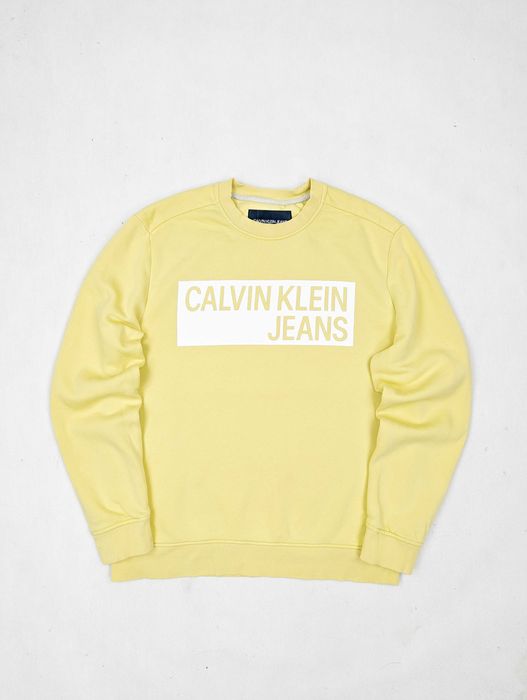 Calvin Klein żółta bluza L99