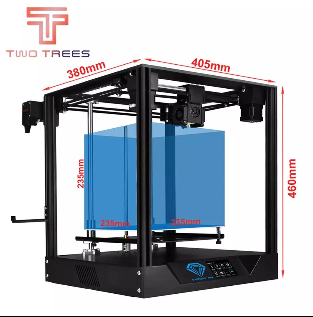 Акція! Sapphire Pro-1 SP3 Two Trees 3D принтер 3Д