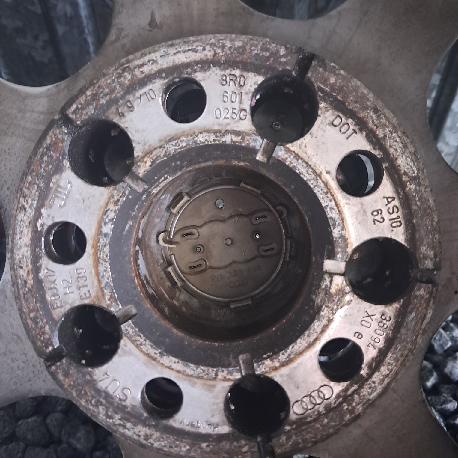 Audi felgi 17' 5x112 z oponami zimowymi