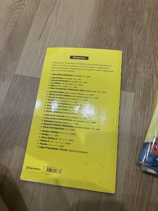 Livro de resumos de Filosofia