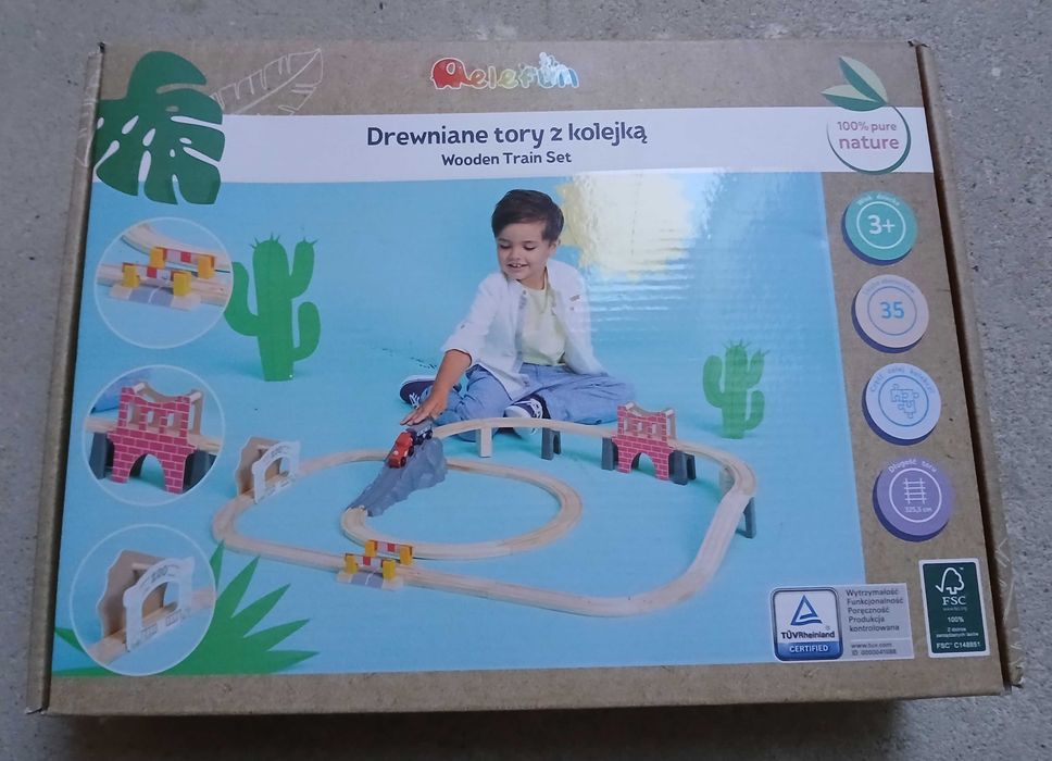 Kolejka Elefun kompatybilna z IKEA LIDL BRIO + gratis