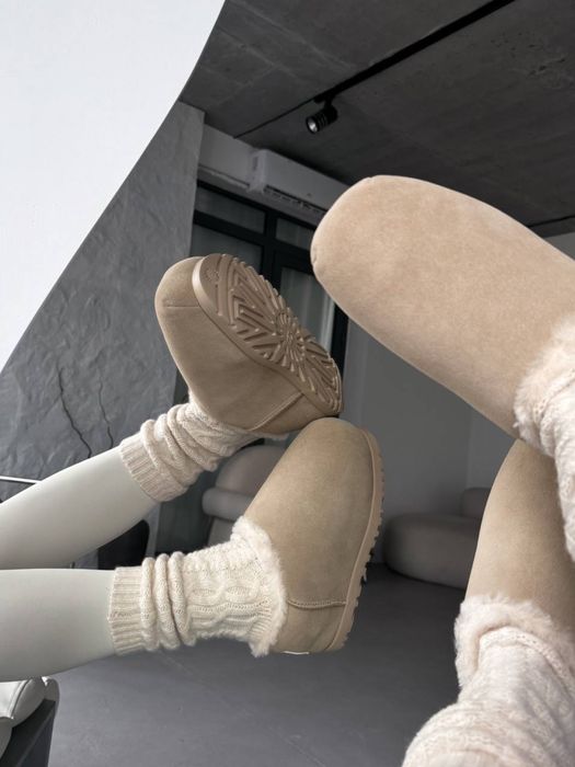 UGG Pumped Slide Beige жіночі черевики