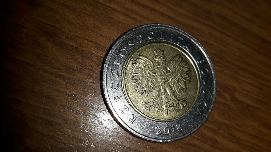 Moneta 5 zł odzyskania niepodległości kolekcjonerska