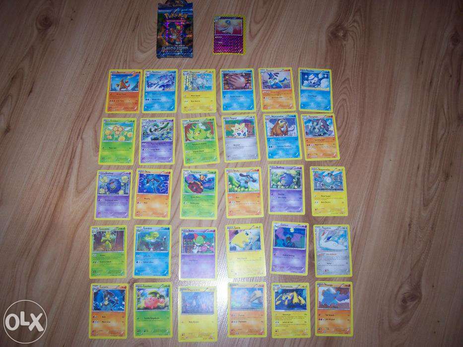 Karty Pokemon czerń i biel