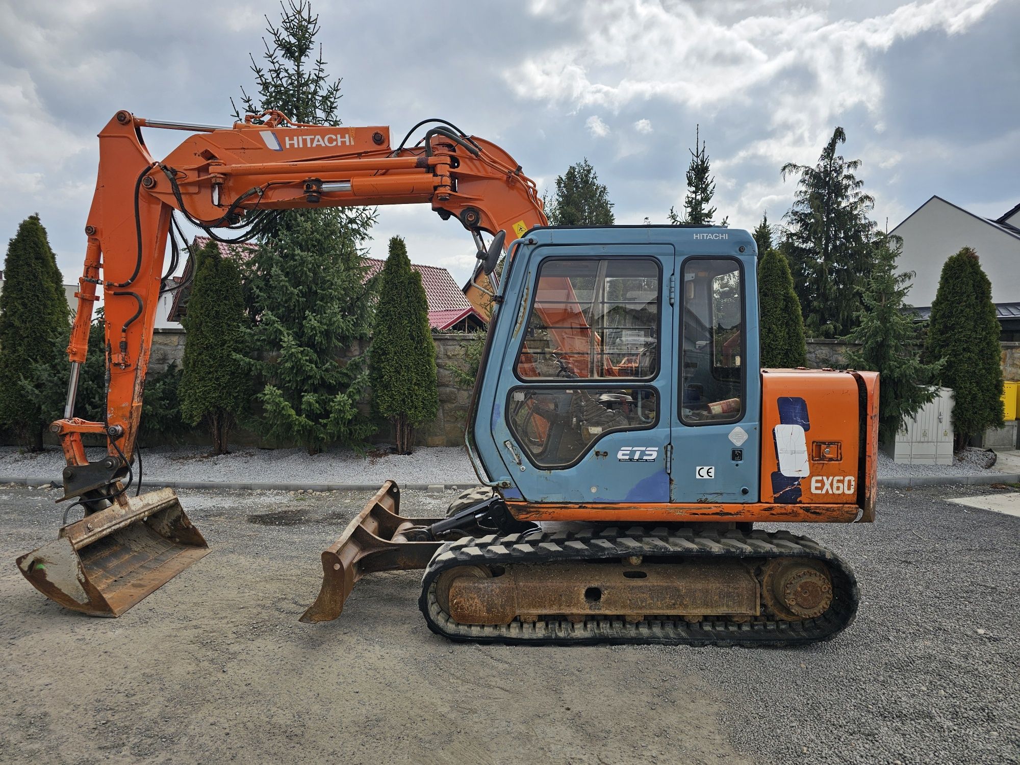 Koparka Hitachi ex60, 5 łyżek!